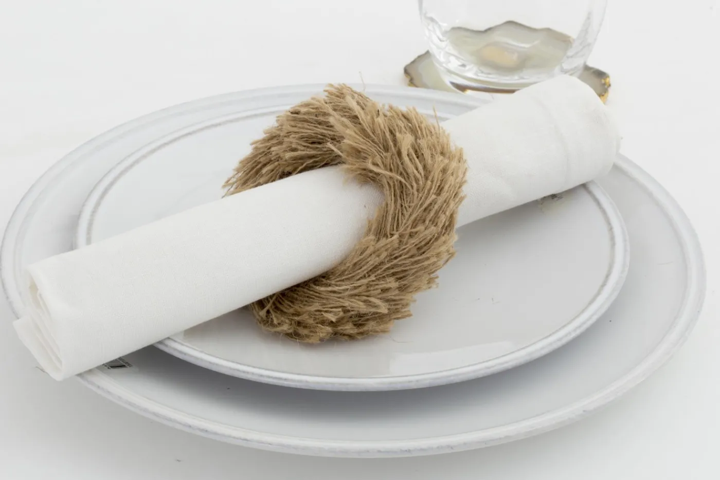 Serviettes|Textile<Flamant PHILLS, serviette, , set de 6 Blanc