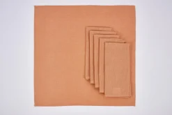 Serviettes|Textile<Flamant PHILLS, serviette, toasted nut, set de 6 Orange