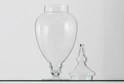 Bonbonnières|Bonbonnières<Flamant PIKE, bonbonnière, verre, L Transparent