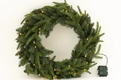 Couronnes De Noël|Couronnes De Noël<Flamant PINUS, Guirlande de Noël, avec 50 leds, 50cm Vert