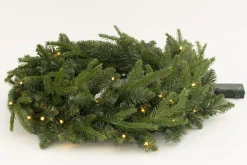 Couronnes De Noël|Couronnes De Noël<Flamant PINUS, Guirlande de Noël, avec 50 leds, 50cm Vert