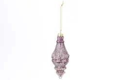Boules De Noël|Boules De Noël<Flamant PIVOINE, pendentif Noël, modèle 1 Rose