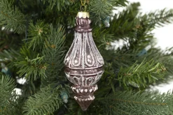 Boules De Noël|Boules De Noël<Flamant PIVOINE, pendentif Noël, modèle 1 Rose