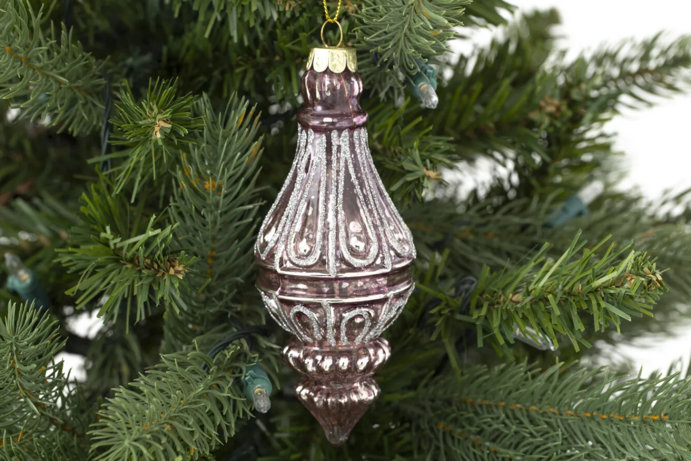 Boules De Noël|Boules De Noël<Flamant PIVOINE, pendentif Noël, modèle 1 Rose