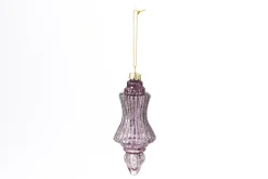 Boules De Noël|Boules De Noël<Flamant PIVOINE, pendentif Noël, modèle 2 Rose