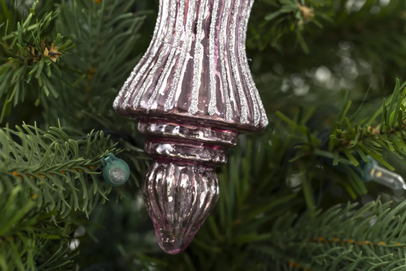 Boules De Noël|Boules De Noël<Flamant PIVOINE, pendentif Noël, modèle 2 Rose