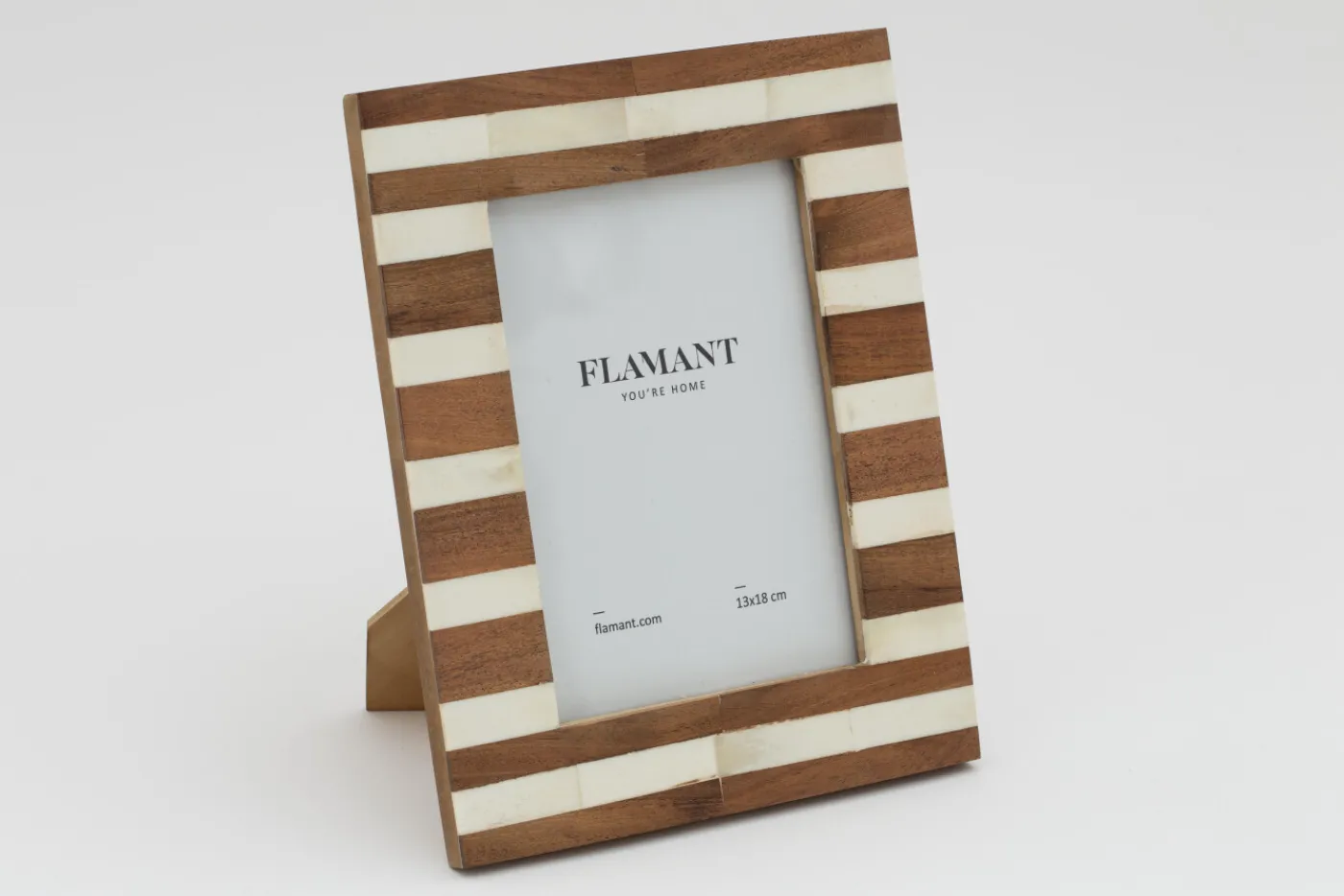 Cadres Photo|Cadres Photo<Flamant PORDIS, cadre photo, bois et os, 13x18 Mixte