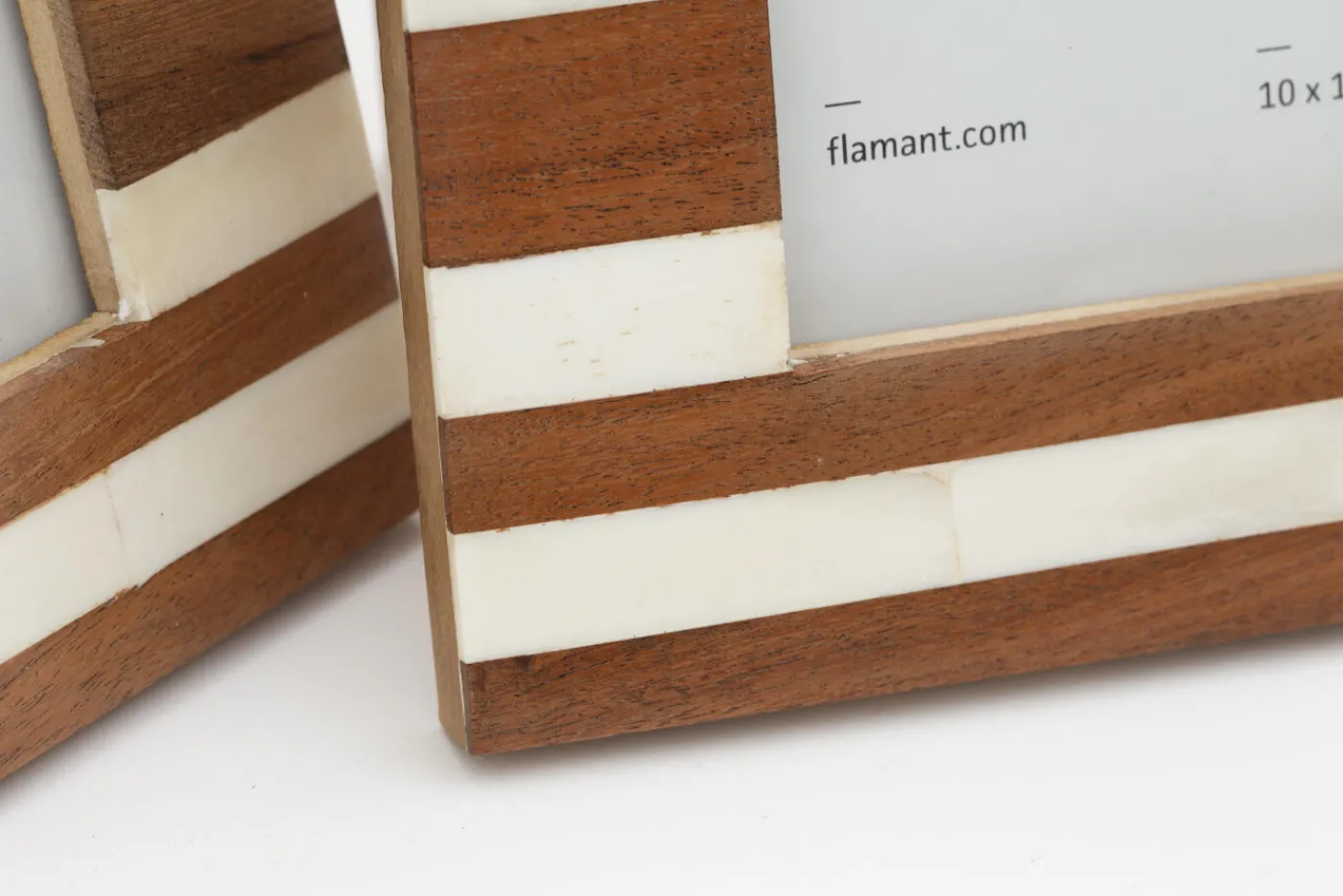 Cadres Photo|Cadres Photo<Flamant PORDIS, cadre photo, bois et os, 10x15 Mixte