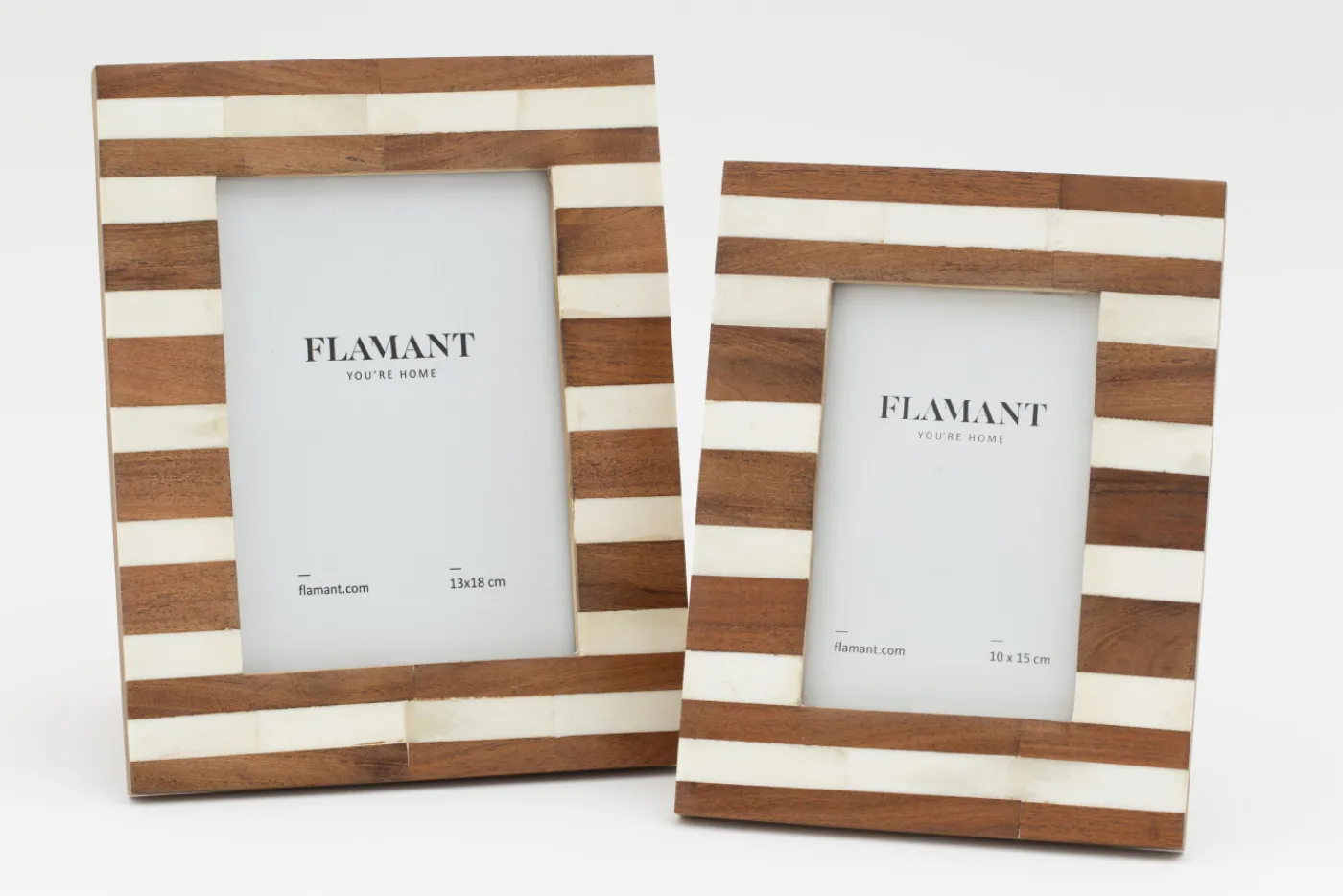 Cadres Photo|Cadres Photo<Flamant PORDIS, cadre photo, bois et os, 10x15 Mixte