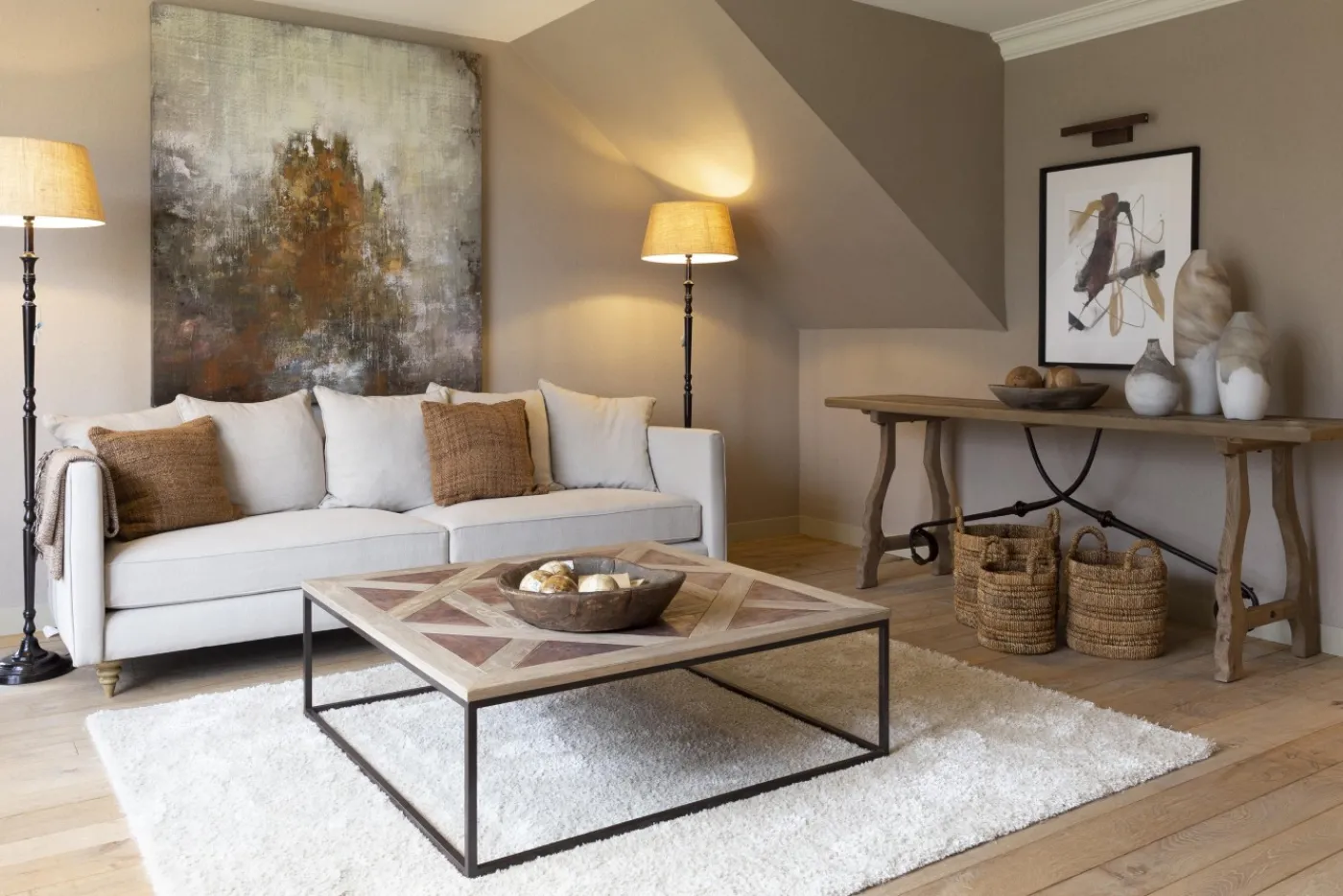Tables De Salon|Tables De Salon<Flamant PORTIA, table basse, bois et fer Mixte