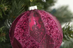 Boules De Noël|Boules De Noël<Flamant POXY, boule de Noël Rose