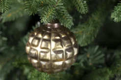 Boules De Noël|Boules De Noël<Flamant PUCK, boule de Noël Brun