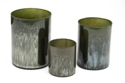Porte Bougie, Chauffe-Plats Et Photophores|Porte Bougie, Chauffe-Plats Et Photophores<Flamant PUNTO, photophore, verre, M Vert