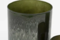 Porte Bougie, Chauffe-Plats Et Photophores|Porte Bougie, Chauffe-Plats Et Photophores<Flamant PUNTO, photophore, verre, S Vert