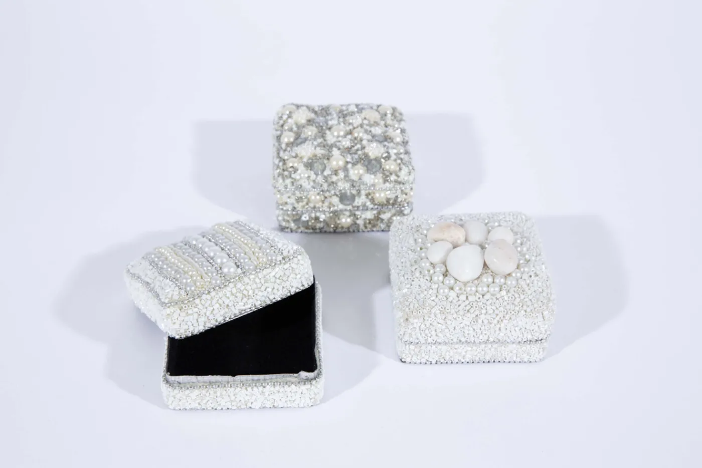 Paniers|Décoration<Flamant QUADRIO, boîte, S, set of 3 Argent
