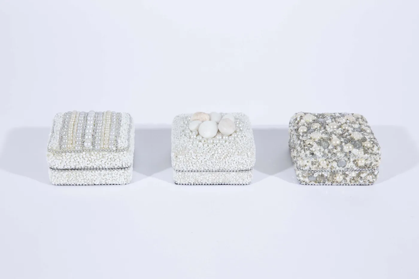 Paniers|Décoration<Flamant QUADRIO, boîte, S, set of 3 Argent