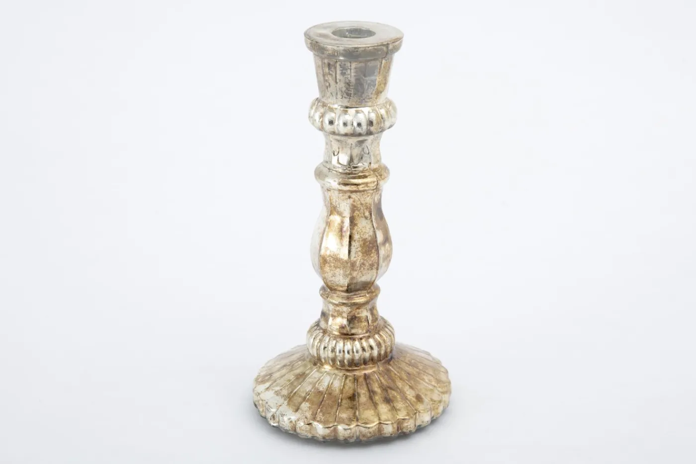 Chandeliers|Chandeliers<Flamant RAMSEY, bougeoir, verre mercuré Or