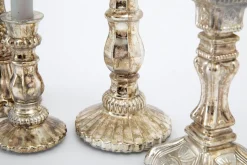 Chandeliers|Chandeliers<Flamant RAMSEY, bougeoir, verre mercuré Or