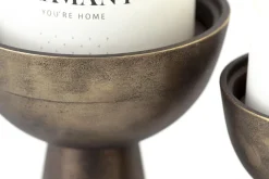 Chandeliers|Chandeliers<Flamant RESI, bougeoir, métal, L Noir