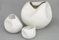 Pots Et Vases|Décoration<Flamant REYNOLDS, vase, céramique, , modèle 1 Blanc