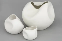 Pots Et Vases|Décoration<Flamant REYNOLDS, vase, céramique, , modèle 4 Blanc