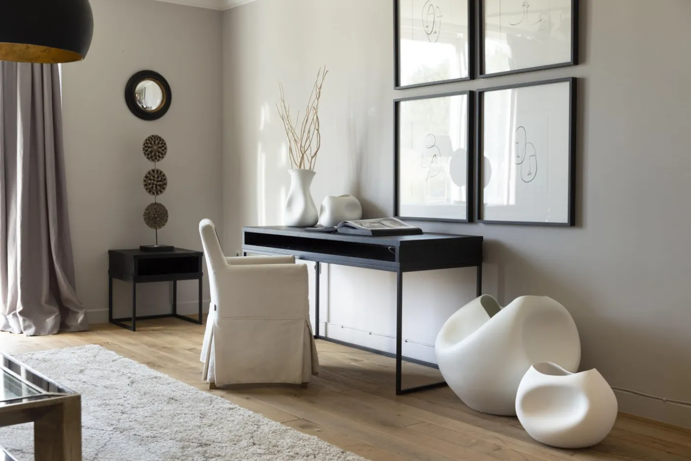Pots Et Vases|Décoration<Flamant REYNOLDS, vase, céramique, , modèle 4 Blanc