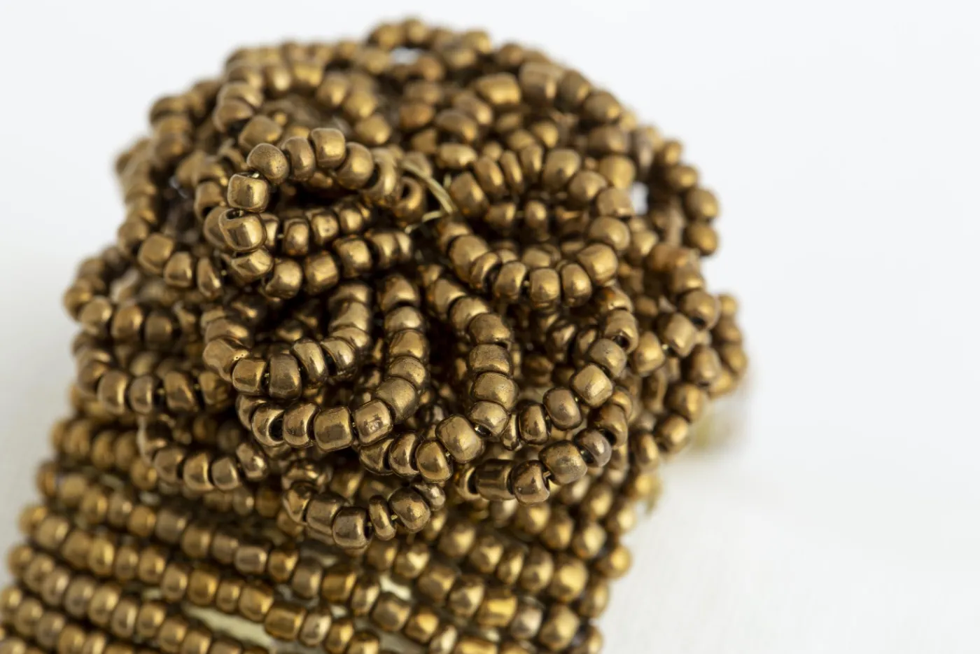 Décoration De Table|Accessoires<Flamant RIOJA, rond de serviette, perles, Or