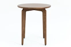 Tables D’Appoint & Consoles|Tables D’Appoint & Consoles<Flamant RIX, bout de canapé, bois, ronde Brun