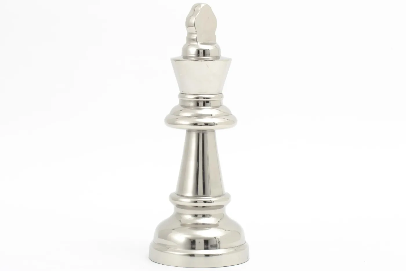Statuettes Et Objets|Décoration<Flamant ROBBINS, pièce d'échecs, roi, nickel Argent