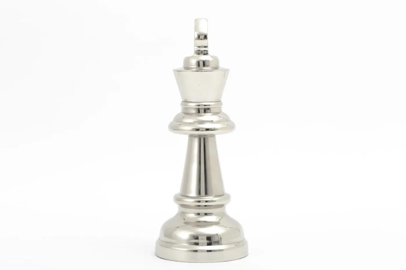 Statuettes Et Objets|Décoration<Flamant ROBBINS, pièce d'échecs, roi, nickel Argent