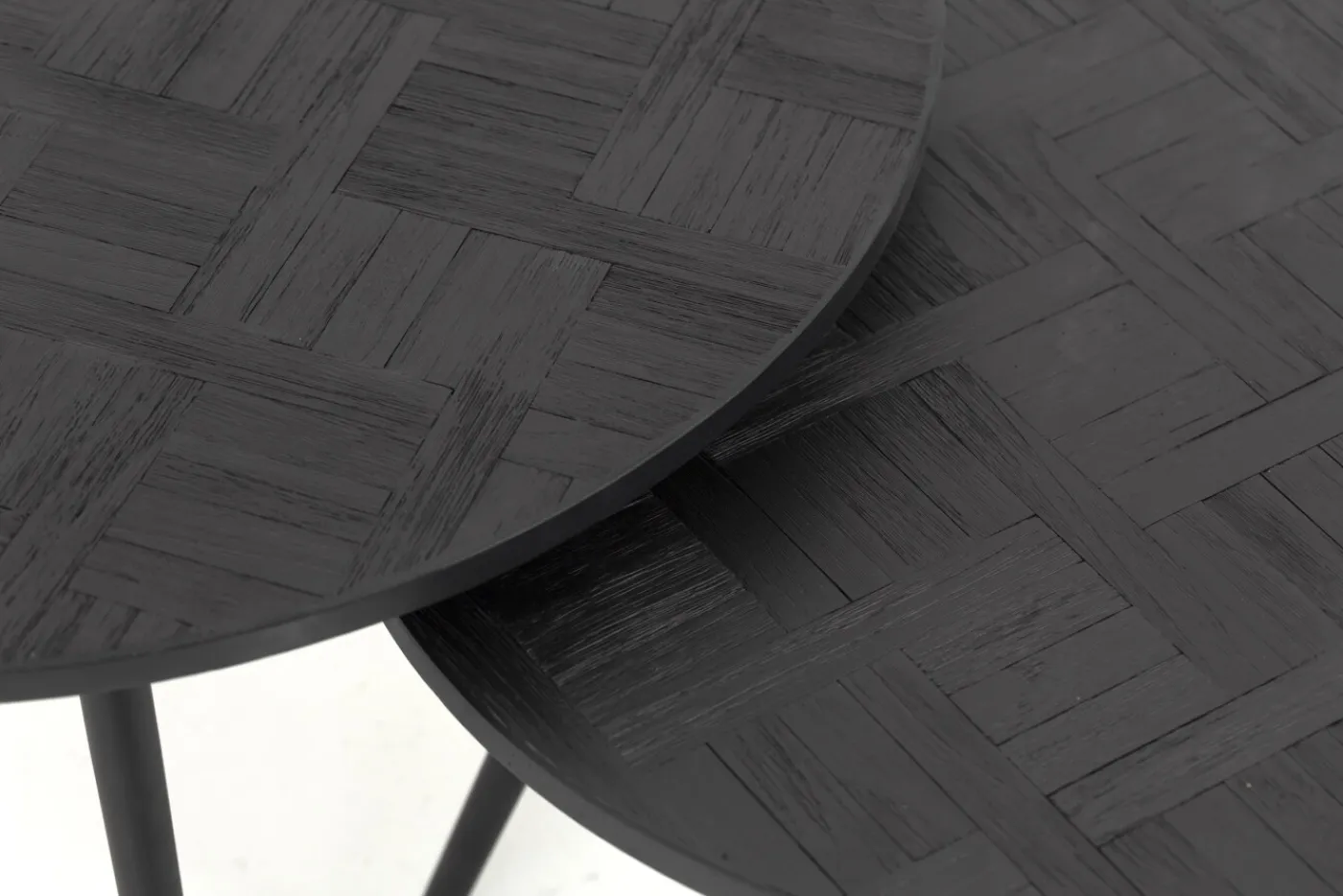 Tables De Salon|Tables De Salon<Flamant ROBYN, table basse, teck recycle, ronde, set de 2 Mixte
