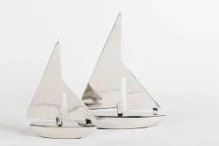 Statuettes Et Objets|Décoration<Flamant ROHAN, voilier, nickel, L Argent