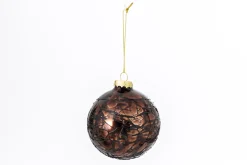 Boules De Noël|Boules De Noël<Flamant ROMANI, boule de Noël, S Brun