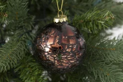 Boules De Noël|Boules De Noël<Flamant ROMANI, boule de Noël, S Brun