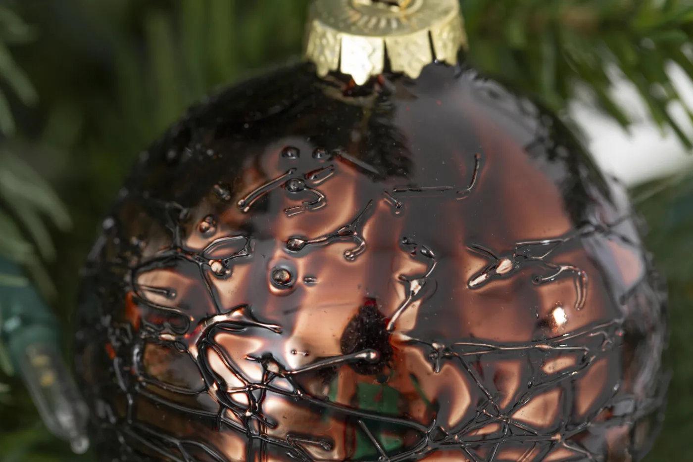 Boules De Noël|Boules De Noël<Flamant ROMANI, boule de Noël, S Brun