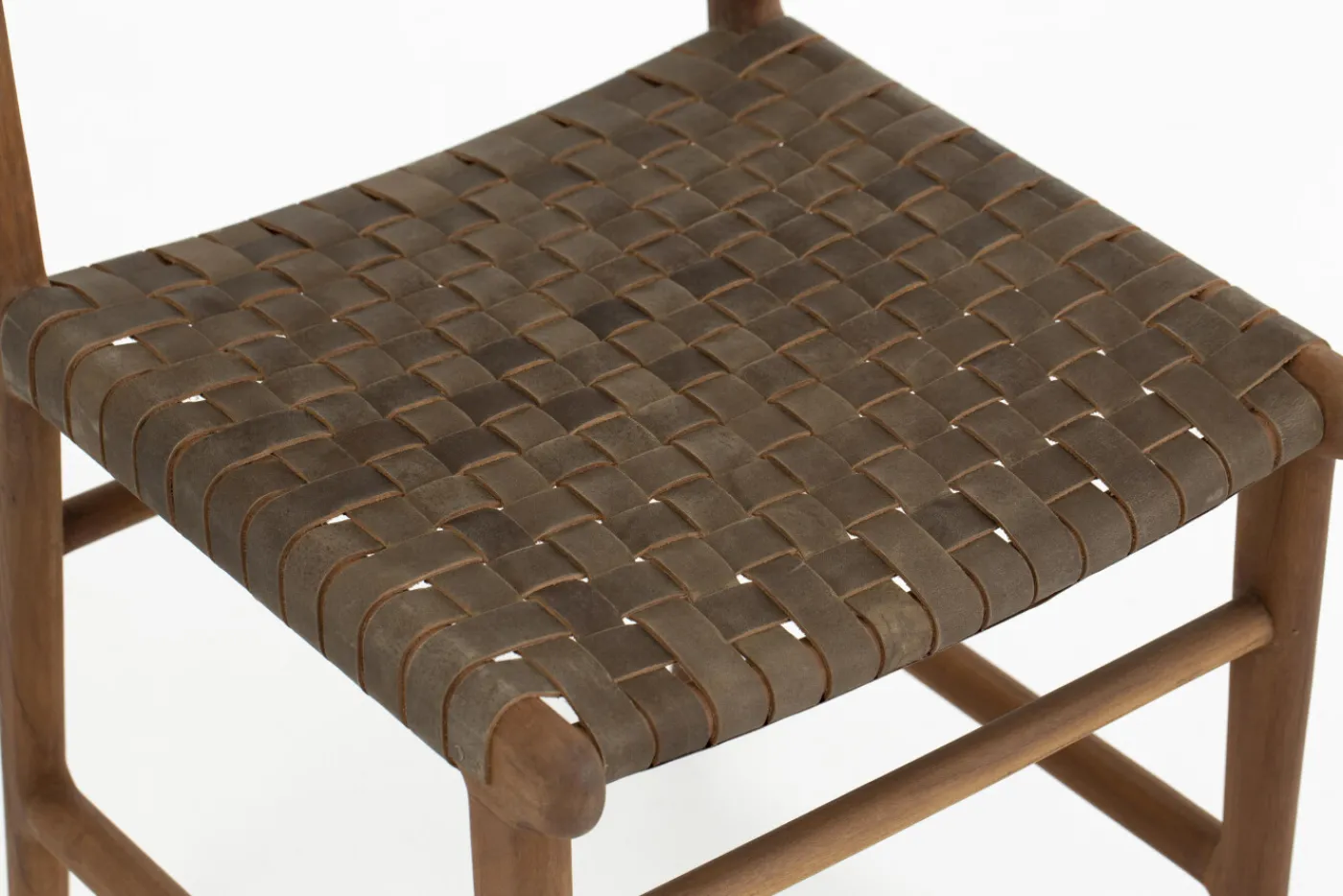 Chaises|Chaises<Flamant ROMANO, chaise, lanières de cuir Brun