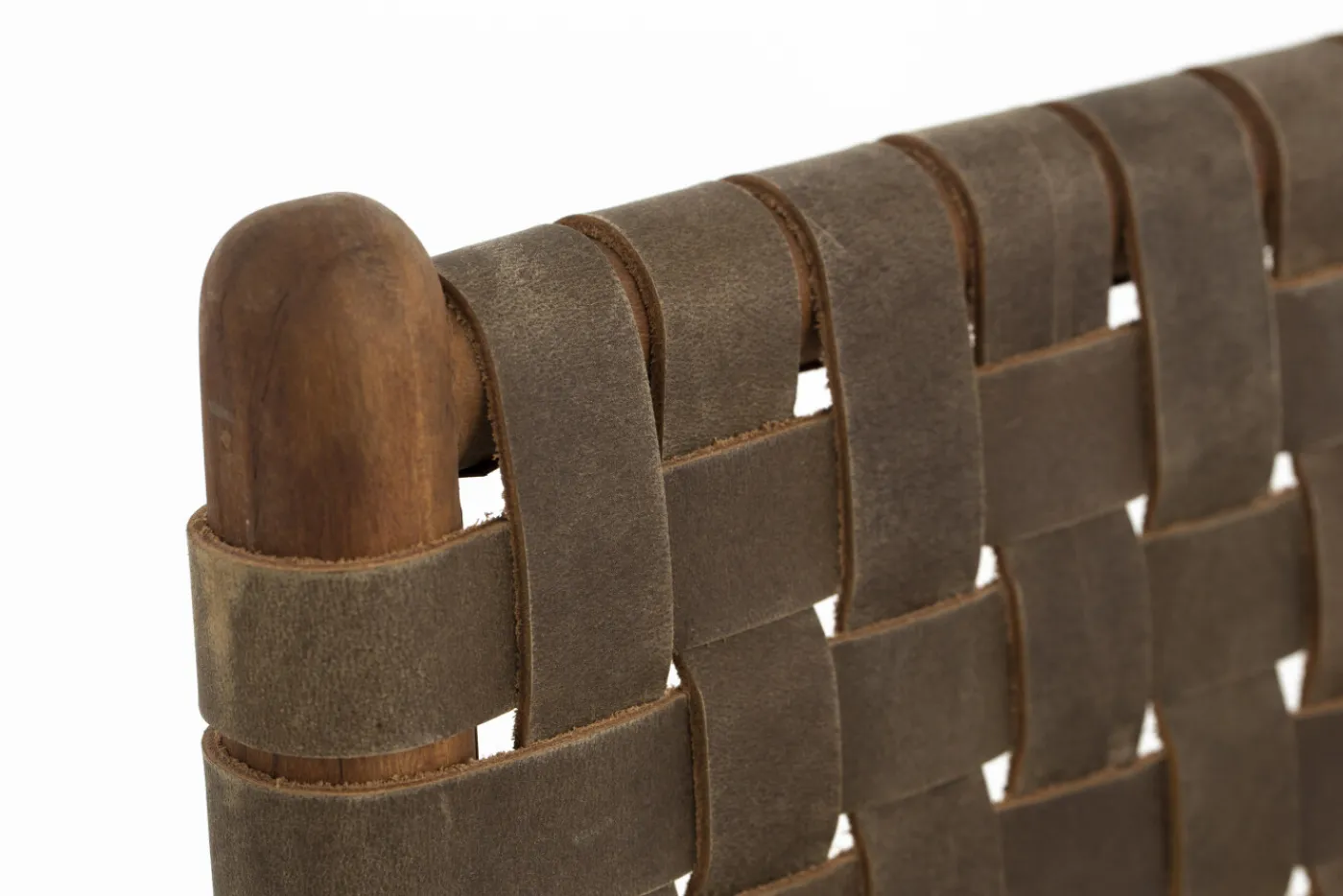 Chaises|Chaises<Flamant ROMANO, chaise, lanières de cuir Brun