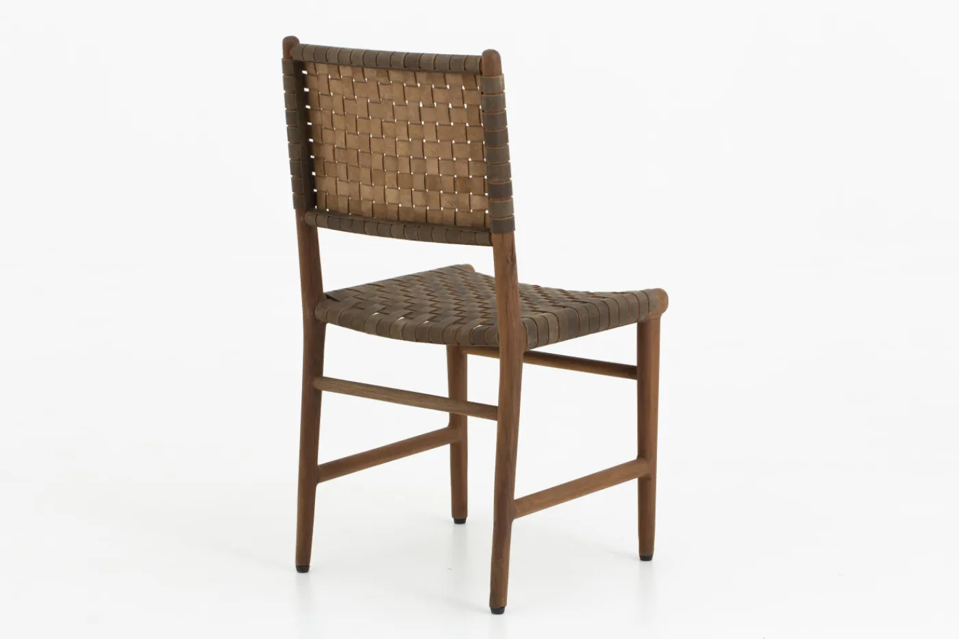 Chaises|Chaises<Flamant ROMANO, chaise, lanières de cuir Brun
