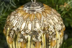 Boules De Noël|Boules De Noël<Flamant RUMI, boule de Noël Or