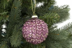 Boules De Noël|Boules De Noël<Flamant RUSTICA, boule de Noël Rose