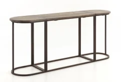 Tables D’Appoint & Consoles|Tables D’Appoint & Consoles<Flamant SAM, table console, bois et métal, 3 parties Brun