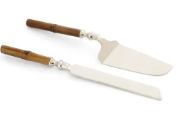 Couverts|Couverts<Flamant SAMOA, jeu de gâteau, set de 2 Brun