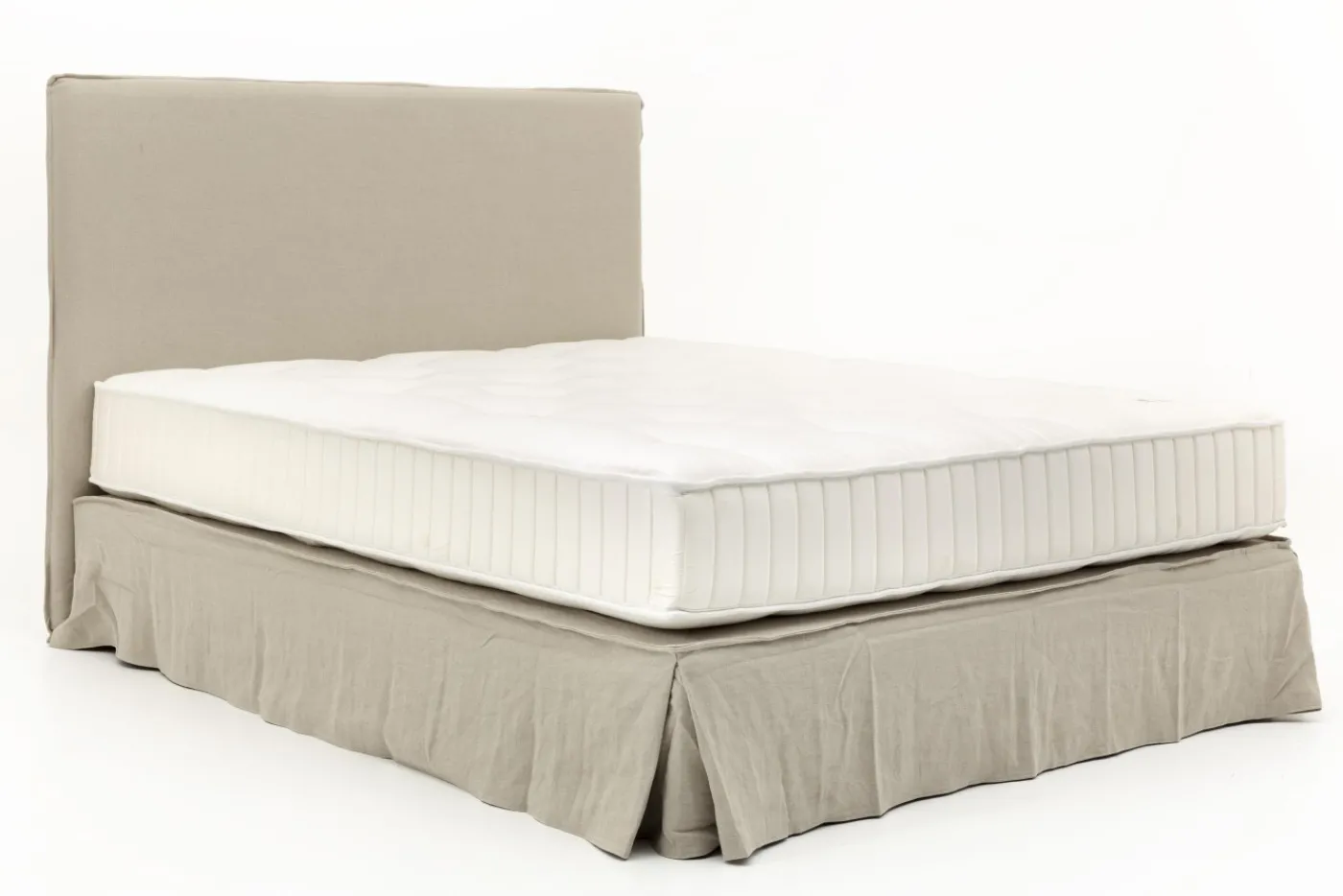 Lits|Lits<Flamant SANDRINE, lit double, avec tête de lit, couverture, 180cm