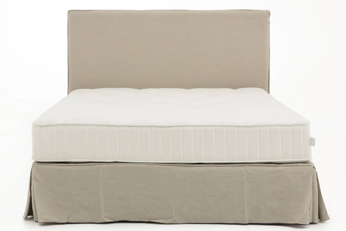 Lits|Lits<Flamant SANDRINE, lit double, avec tête de lit, couverture, 180cm