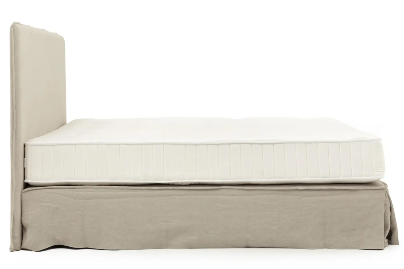 Lits|Lits<Flamant SANDRINE, lit double, avec tête de lit, couverture, 180cm