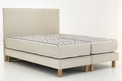 Lits|Lits<Flamant SANDRINE, lit double, avec tête de lit, fixe, 180cm