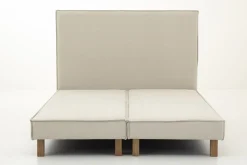 Lits|Lits<Flamant SANDRINE, lit double, avec tête de lit, fixe, 180cm