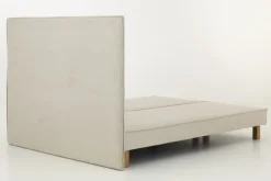 Lits|Lits<Flamant SANDRINE, lit double, avec tête de lit, fixe, 180cm