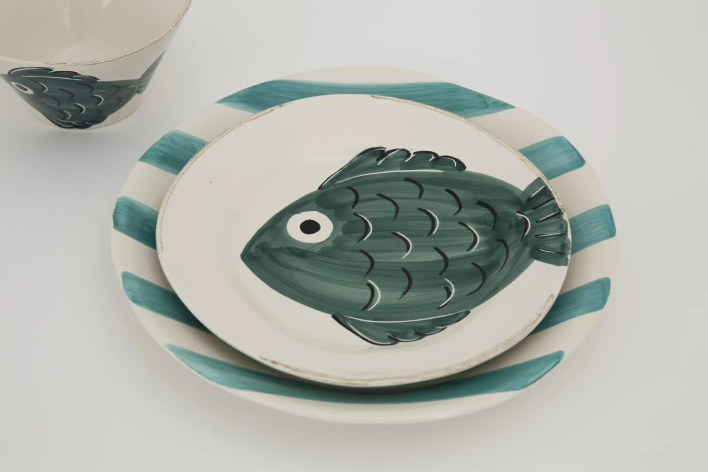 Assiettes, Plats Et Bols|Assiettes,Plats Et Bols<Flamant SANGHA, assiette, 23cm, poisson Mixte