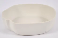 Plats|Plats<Flamant SARINO, coupe, céramique Blanccassé